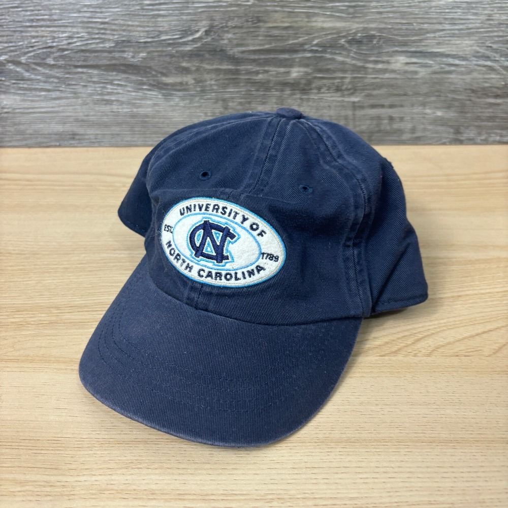 Vintage North Carolina‎ Tar Heels Hat Cap Kids Blue Stretch Band